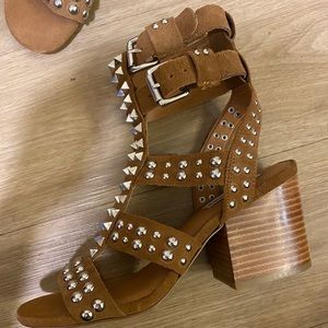 Brown Studded Steve Madden Shoes